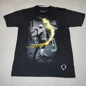 Rook‎ Shirt Men Medium Black Molotov Cocktail Rare Street Riot Graphic Casual